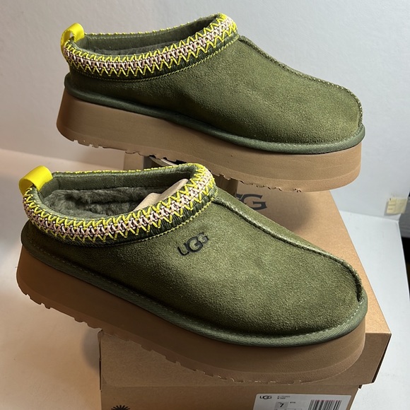 Ugg Tazz slipper burnt olive casual classic stylish chic trending - Picture 2 of 6